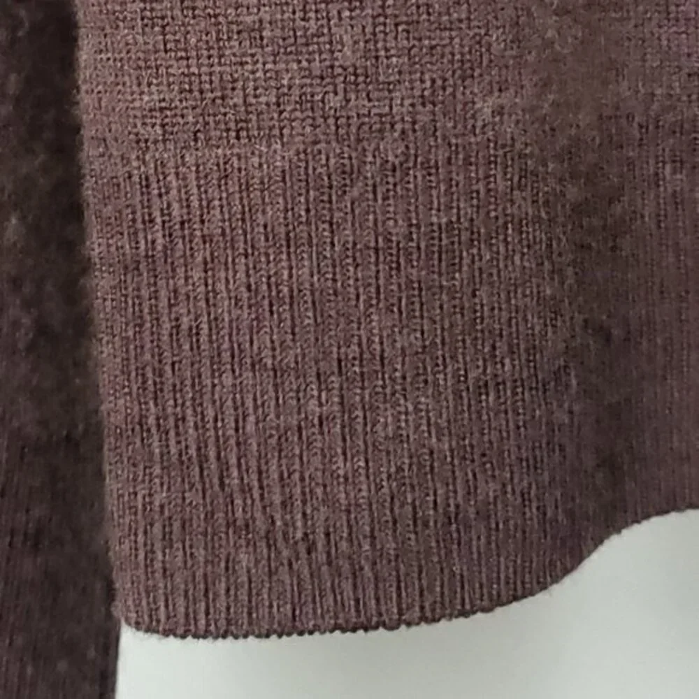 Men's 7 For All Mankind 100% Wool Distressed/Burnout Effect Fine Knit Sweater S